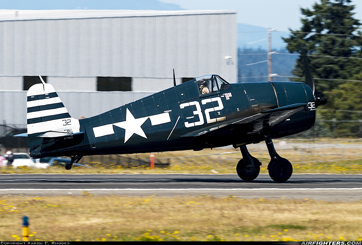 Private - Flying Heritage Collection Grumman F6F-5 Hellcat NX79863 at Everett - Snohomish County / Paine Field (PAE / KPAE), USA