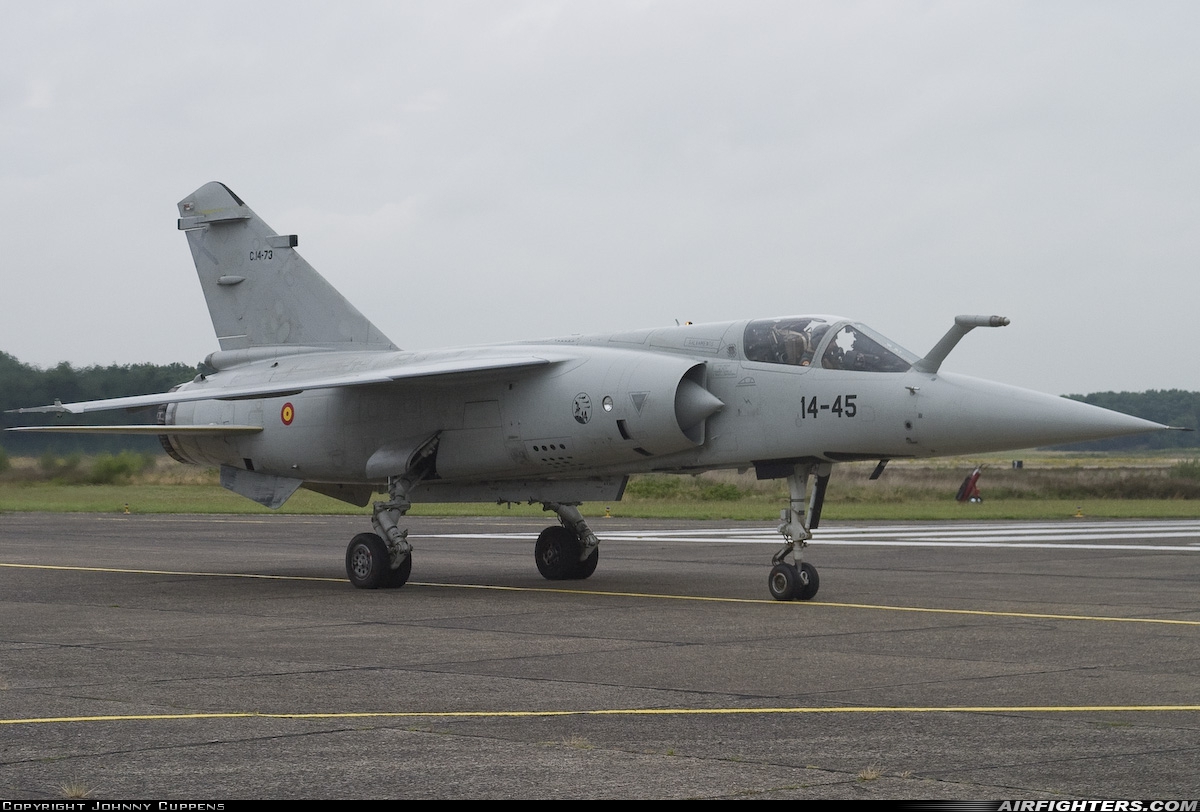 Spain - Air Force Dassault Mirage F1M C.14-73 at Kleine Brogel (EBBL), Belgium