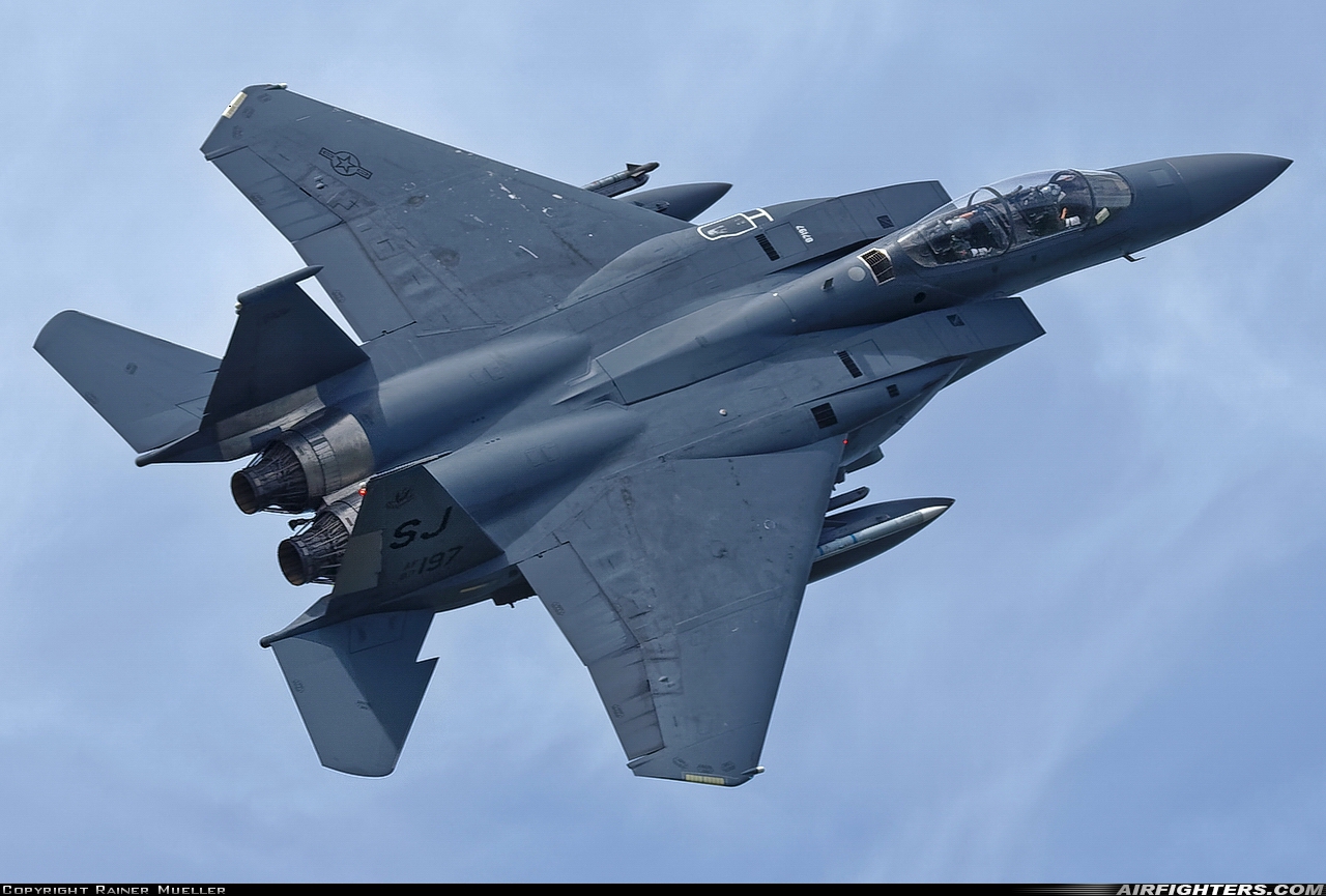 USA - Air Force McDonnell Douglas F-15E Strike Eagle 87-0197 at Spangdahlem (SPM / ETAD), Germany