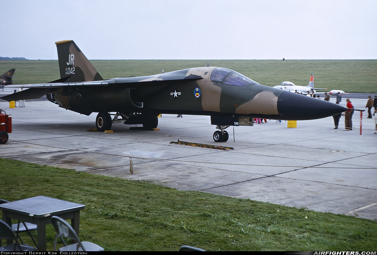 USA - Air Force General Dynamics F-111E Aardvark 68-0042 at Bitburg (BBJ / EDRB), Germany