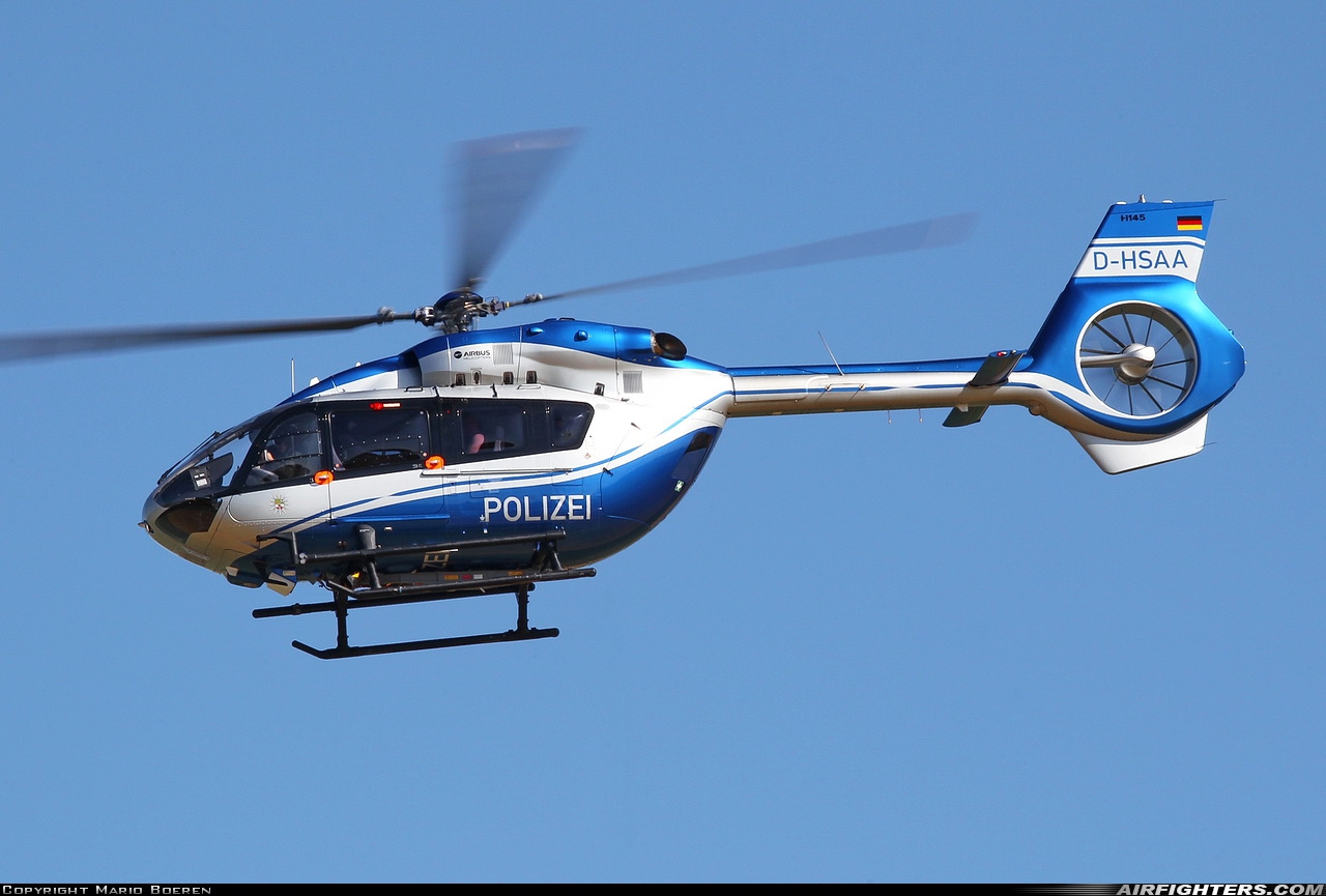 Germany - Bundespolizei Eurocopter EC-145T2 D-HSAA at Norvenich (ETNN), Germany