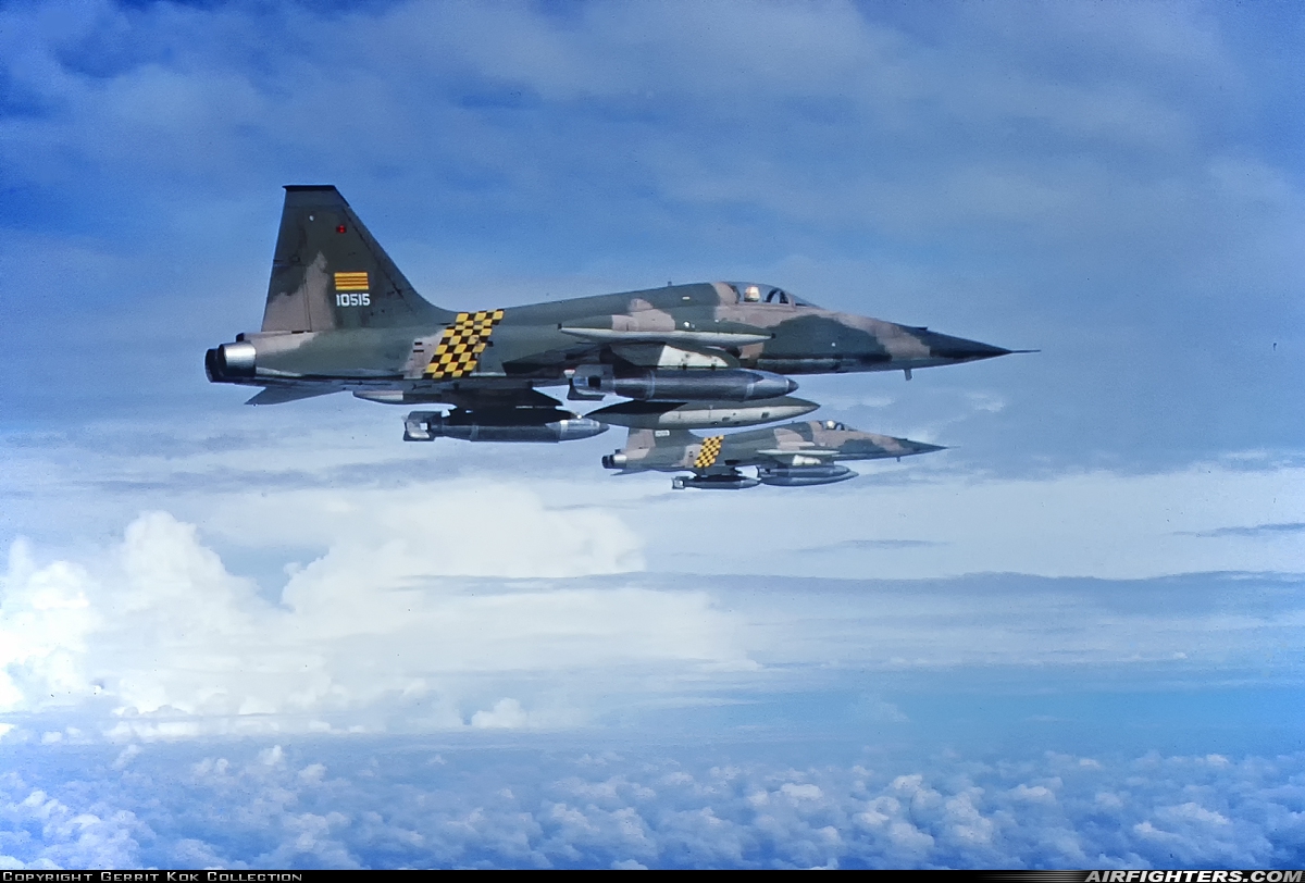 Vietnam - Air Force Northrop F-5A Freedom Fighter 65-10515 at In Flight, South Vietnam