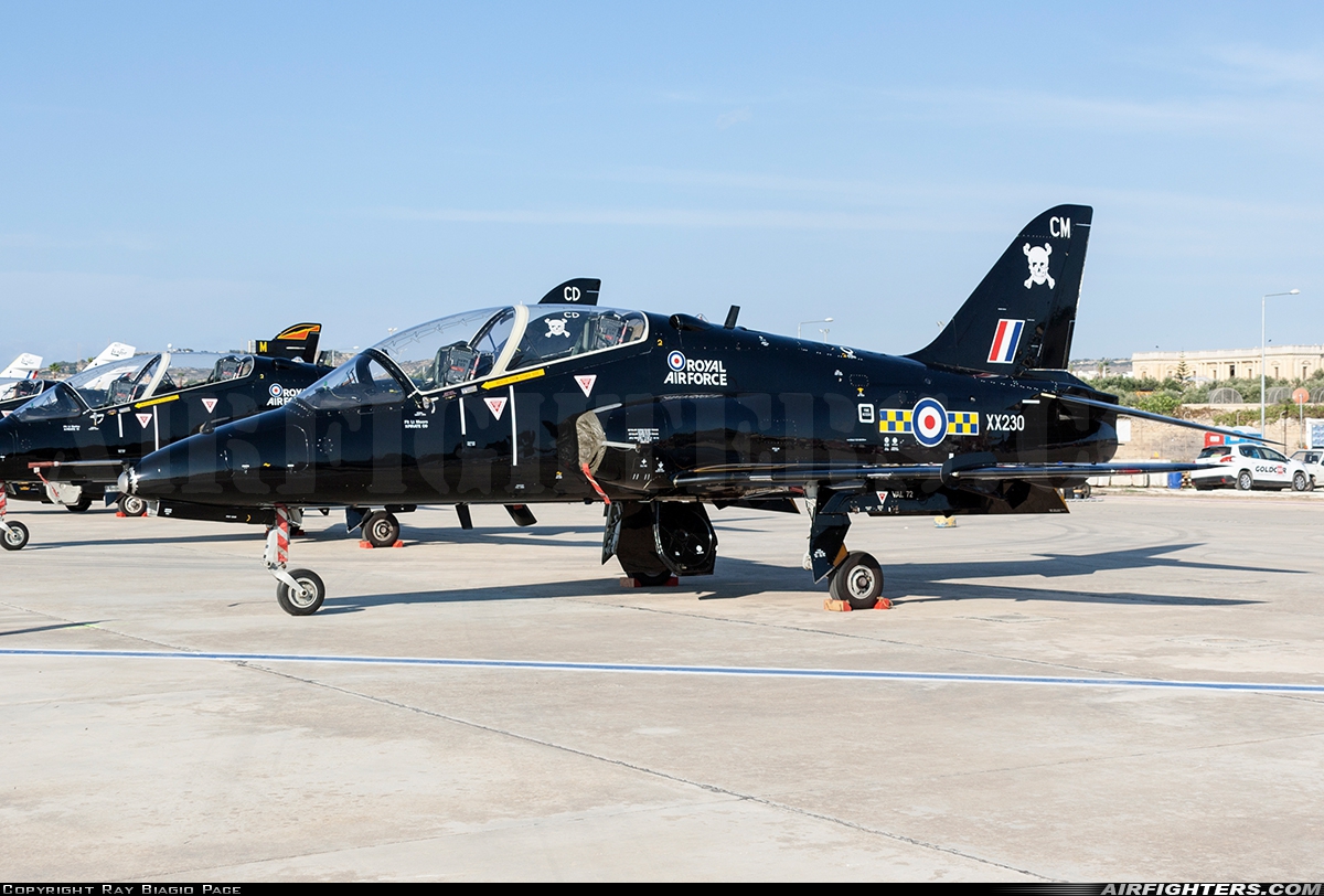 UK - Air Force British Aerospace Hawk T.1A XX230 at Luqa - Malta International (MLA / LMML), Malta