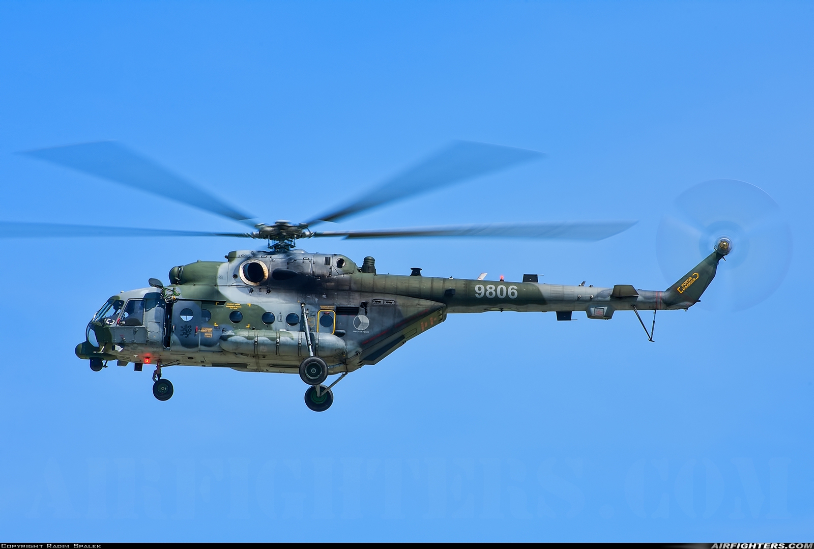 Czech Republic - Air Force Mil Mi-171ShM 9806 at Caslav (LKCV), Czech Republic