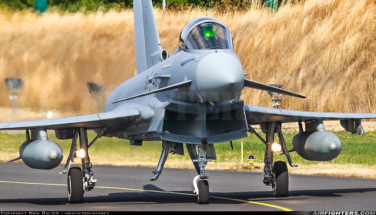 Germany - Air Force Eurofighter EF-2000 Typhoon S 31+48 at Norvenich (ETNN), Germany