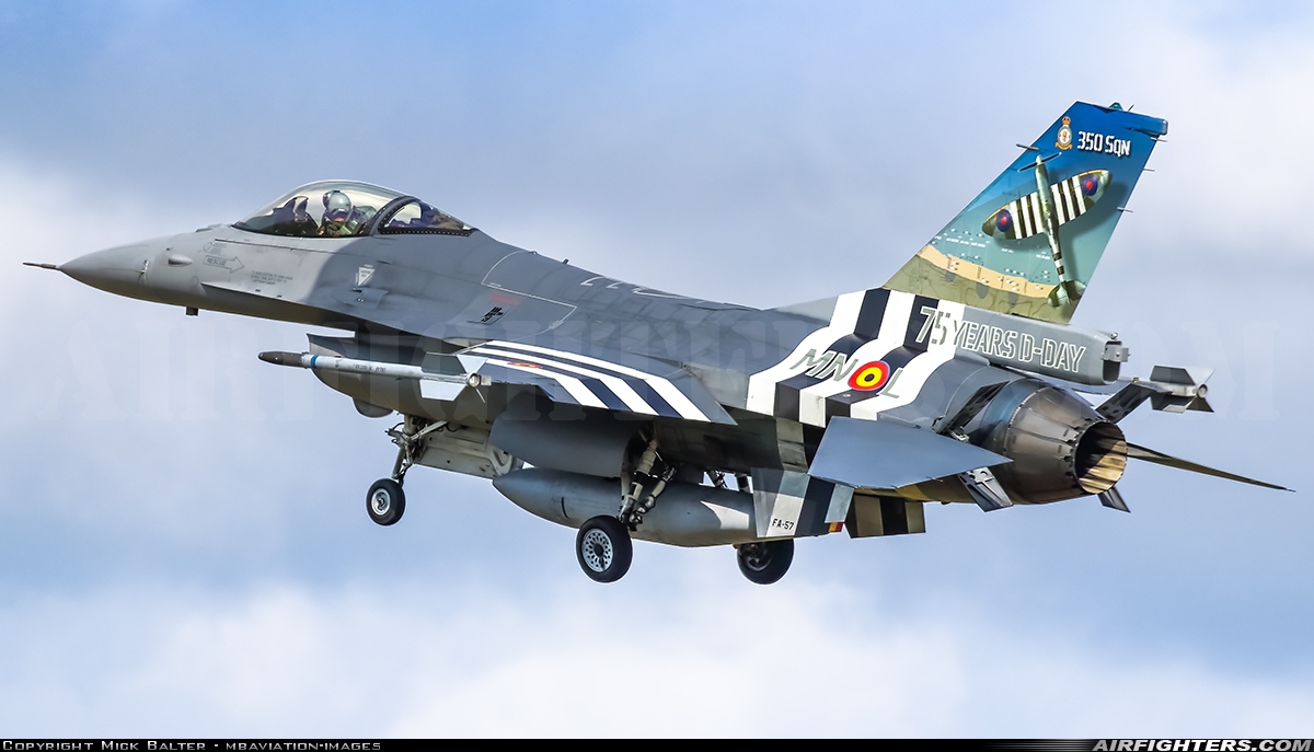 Belgium - Air Force General Dynamics F-16AM Fighting Falcon FA-57 at Norvenich (ETNN), Germany