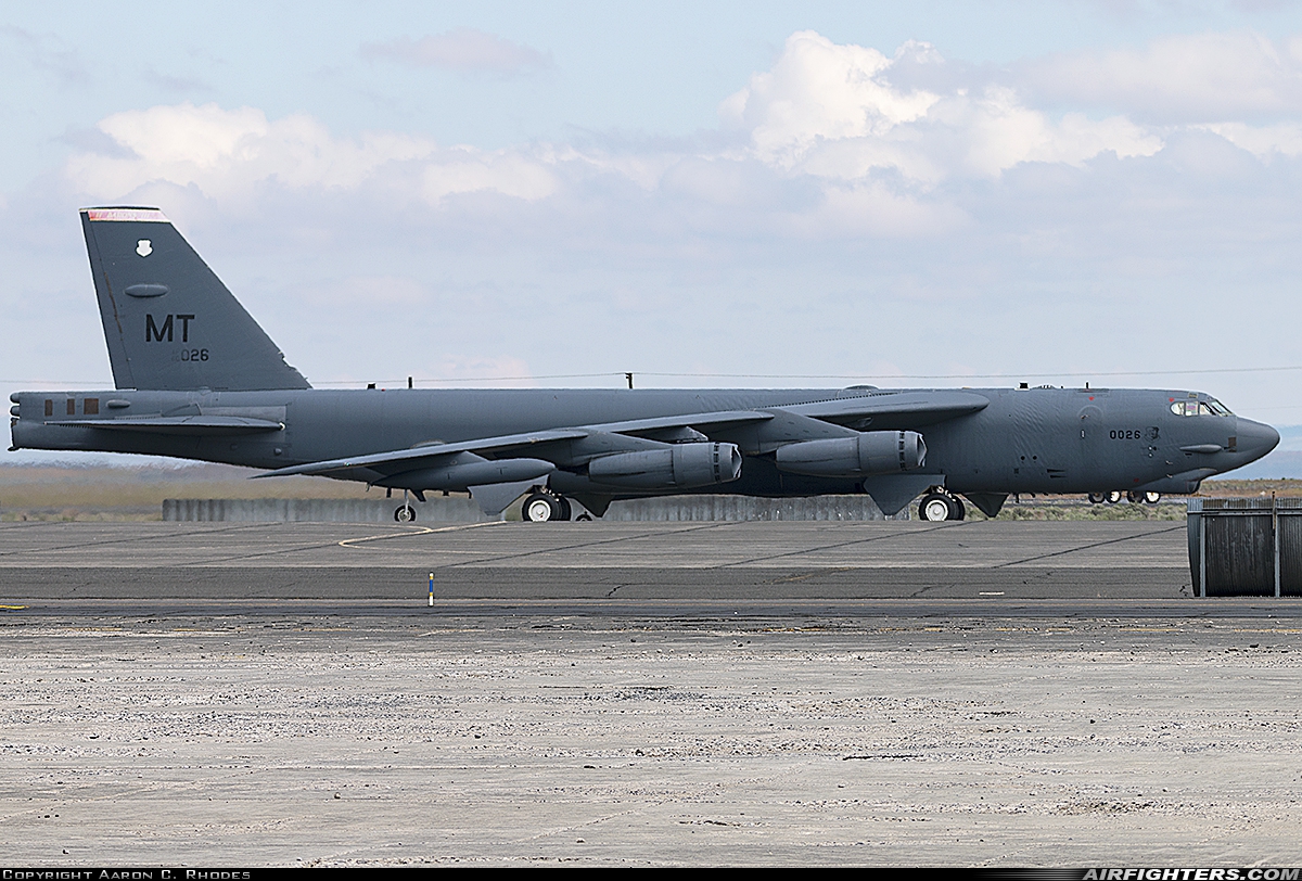 USA - Air Force Boeing B-52H Stratofortress 60-0026 at Moses Lake - Grant County Int. (Larson AFB) (MWH / LRN), USA