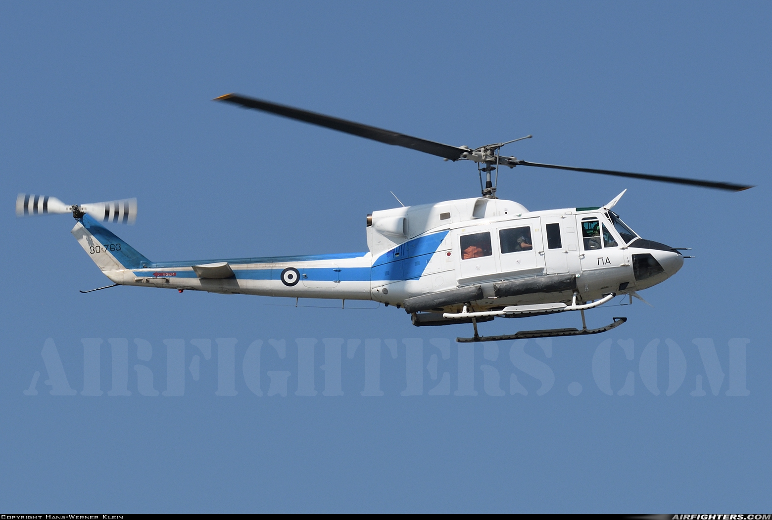 Greece - Air Force Agusta-Bell AB-212 30-763 at Kerkyra (Corfu) - Ioannis Kapodistrias (CFU / LGKR), Greece