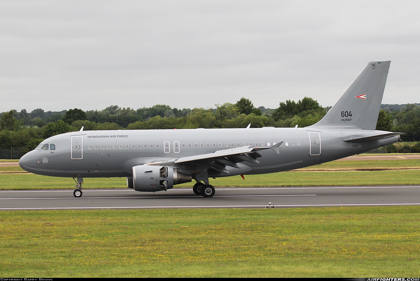 Hungary - Air Force Airbus A319-112 604 at Fairford (FFD / EGVA), UK