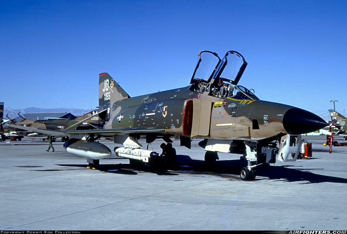 USA - Air Force McDonnell Douglas RF-4C Phantom II 72-0155 at Las Vegas - Nellis AFB (LSV / KLSV), USA