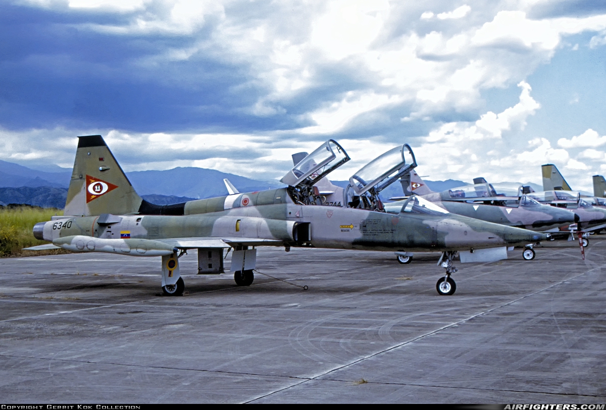 Venezuela - Air Force Northrop F-5B Freedom Fighter 6340 at Palo Negro - Base Aerea El Libertador (SVBL), Venezuela