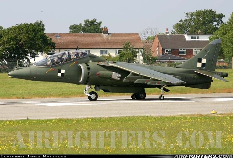 Company Owned - BAe Systems British Aerospace Harrier T.10 ZH653 at Warton (EGNO), UK