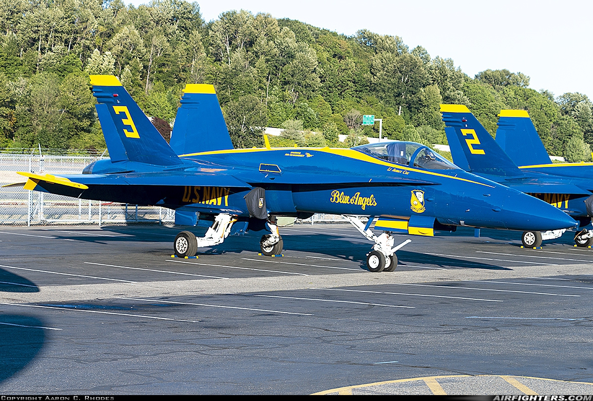 USA - Navy McDonnell Douglas F/A-18C Hornet 163429 at Seattle - Boeing Field / King County Int. (BFI / KBFI), USA