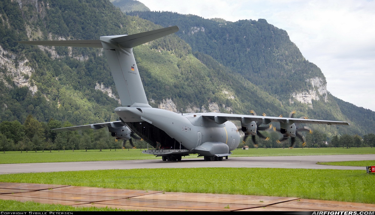 Germany - Air Force Airbus A400M-180 Atlas 54+17 at Mollis (LSMF), Switzerland
