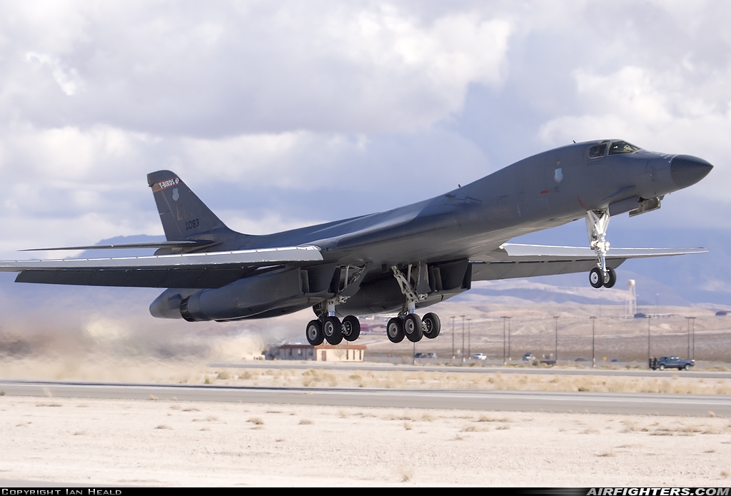 USA - Air Force Rockwell B-1B Lancer 85-0083 at Las Vegas - Nellis AFB (LSV / KLSV), USA