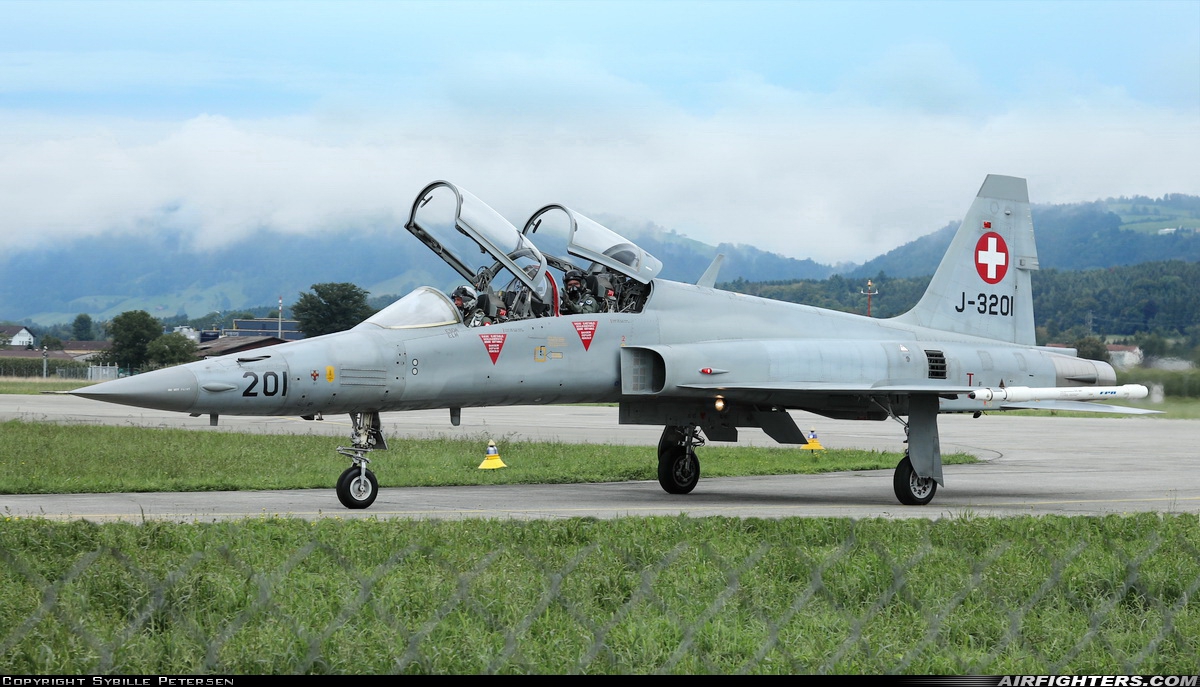 Switzerland - Air Force Northrop F-5F Tiger II J-3201 at Switzerland, Switzerland