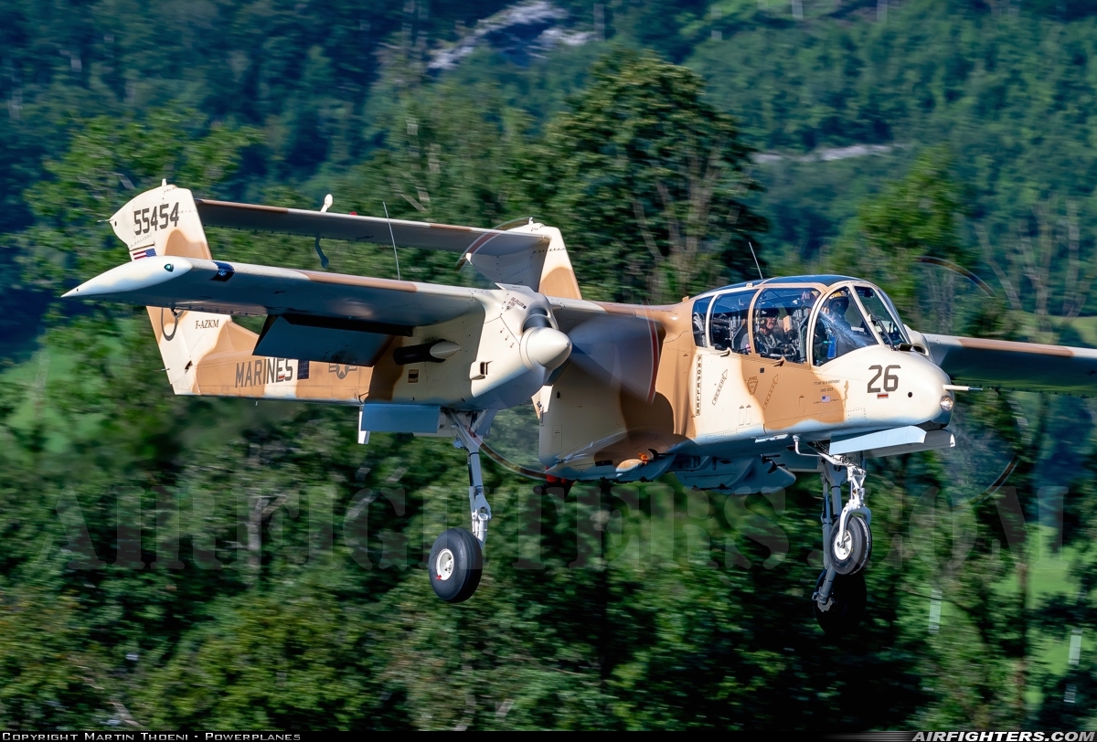 Private - Association Amicale des Avions Anciens de la Drome North American Rockwell OV-10B Bronco F-AZKM at Mollis (LSMF), Switzerland
