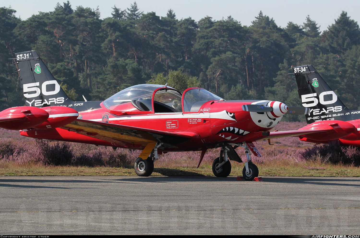 Belgium - Air Force SIAI-Marchetti SF-260M+ ST-31 at Zoersel (Oostmalle) (OBL / EBZR), Belgium