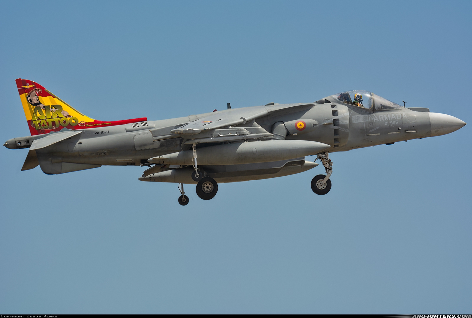 Spain - Navy McDonnell Douglas EAV-8B+ Harrier II VA.1B-37 at Rota (LERT), Spain