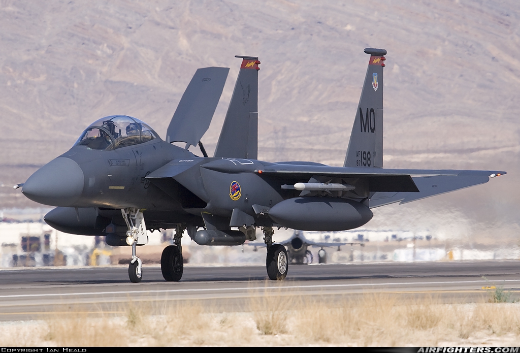USA - Air Force McDonnell Douglas F-15E Strike Eagle 87-0198 at Las Vegas - Nellis AFB (LSV / KLSV), USA
