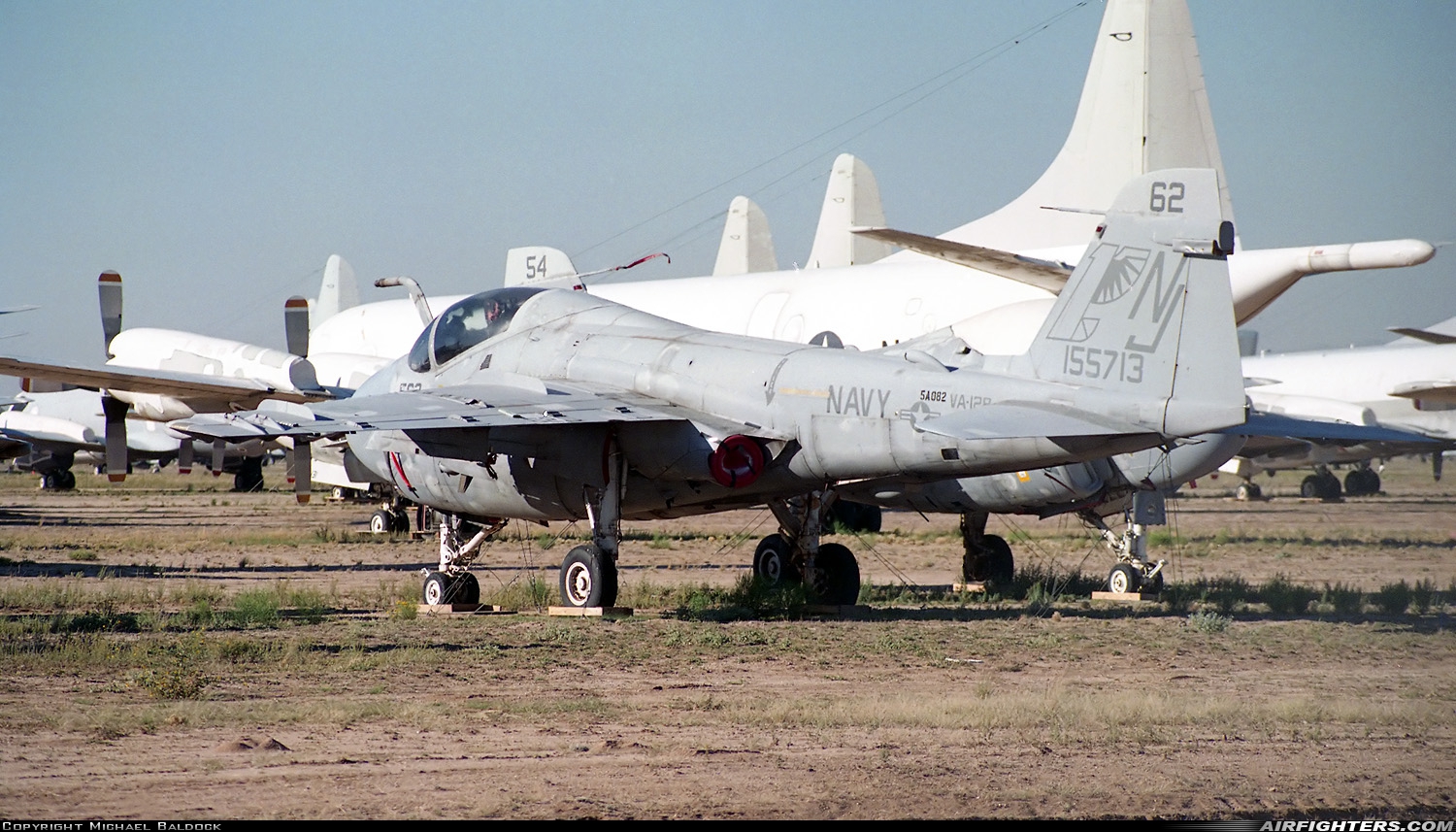 USA - Navy Grumman A-6E Intruder (G-128) 155713 at Tucson - Davis-Monthan AFB (DMA / KDMA), USA