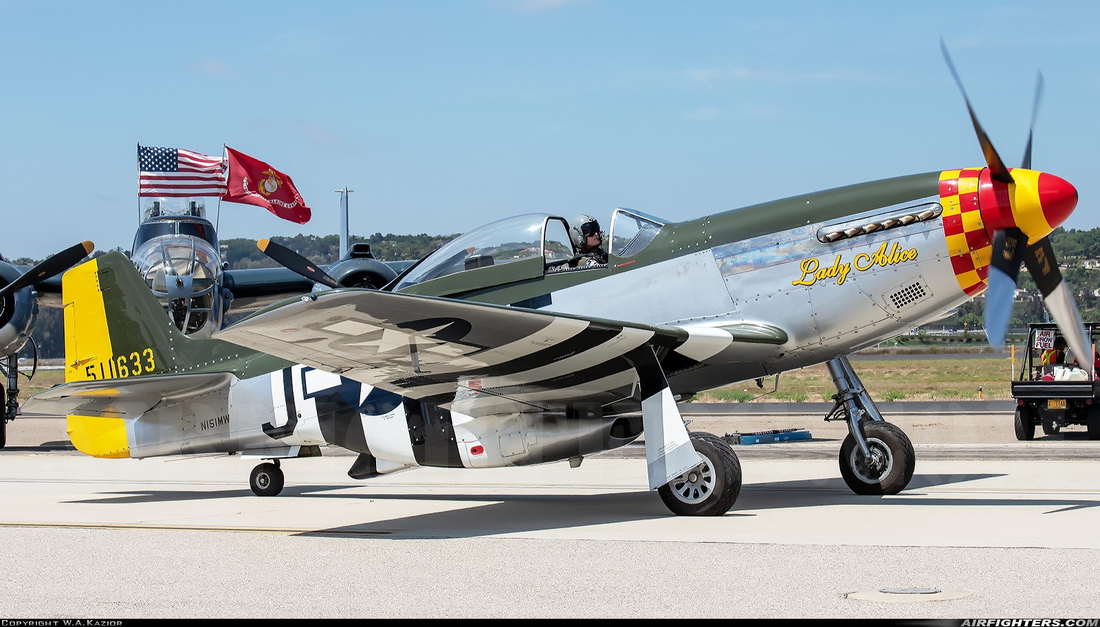 Private North American P-51D Mustang N151MW at Camarillo (Oxnard AFB) (CMA), USA