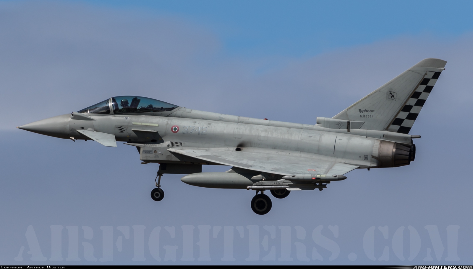 Italy - Air Force Eurofighter F-2000A Typhoon (EF-2000S) MM7321 at Waddington (WTN / EGXW), UK