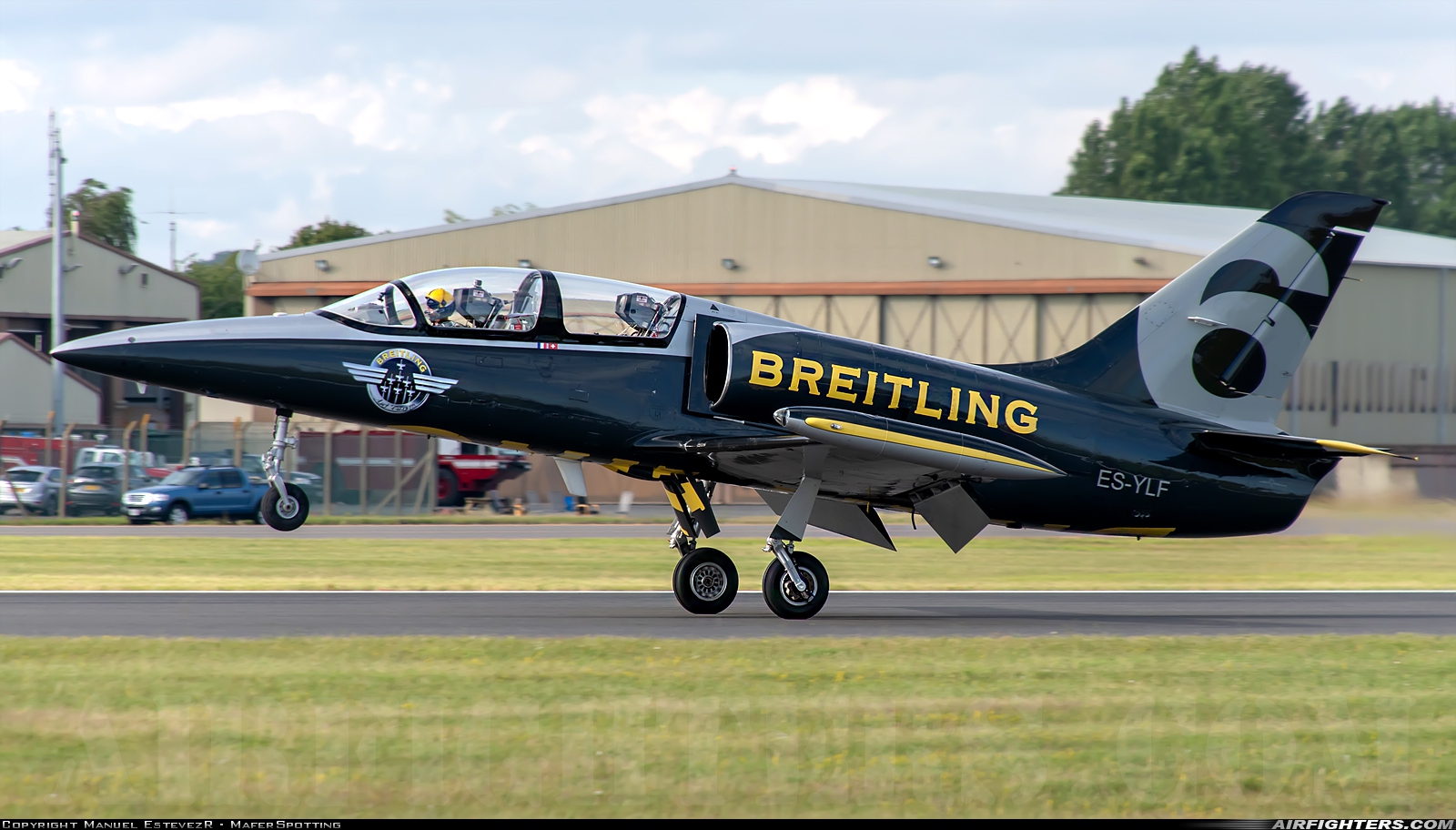 Private - Breitling Jet Team Aero L-39C Albatros ES-YLF at Fairford (FFD / EGVA), UK