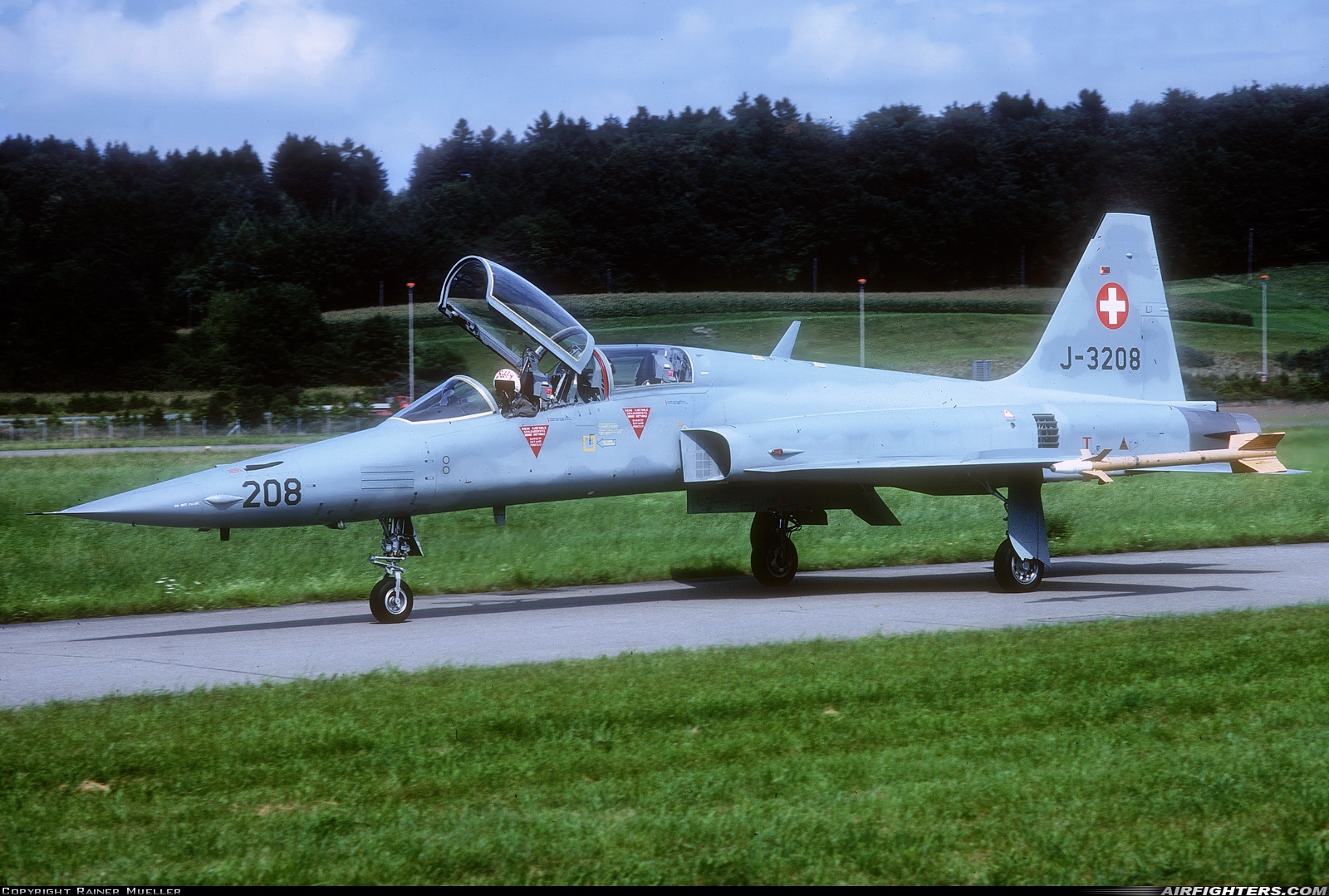 Switzerland - Air Force Northrop F-5F Tiger II J-3208 at Dubendorf (LSMD), Switzerland