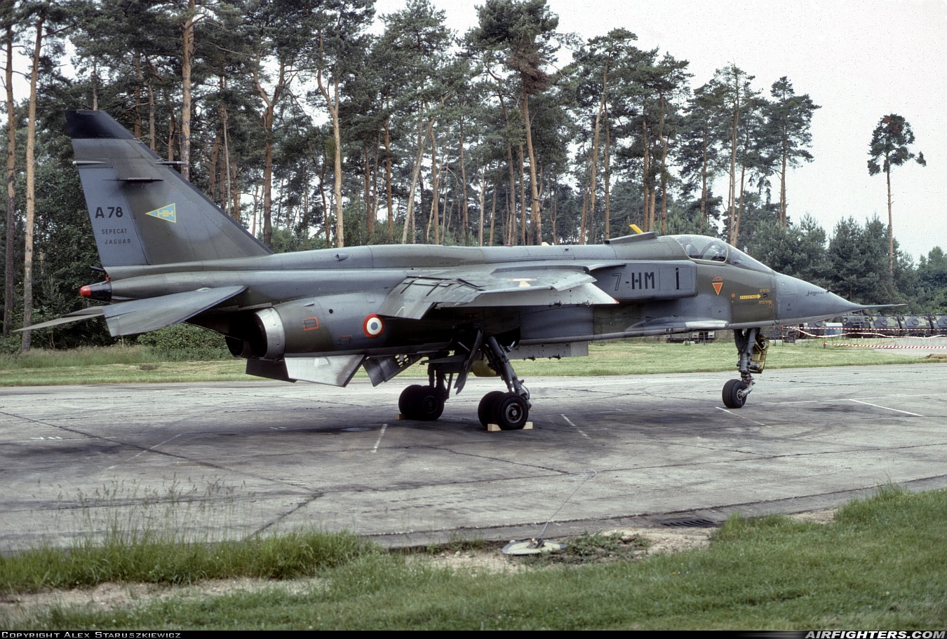France - Air Force Sepecat Jaguar A A78 at Karlsruhe - Baden-Baden (Sollingen) (FKB / EDSB), Germany