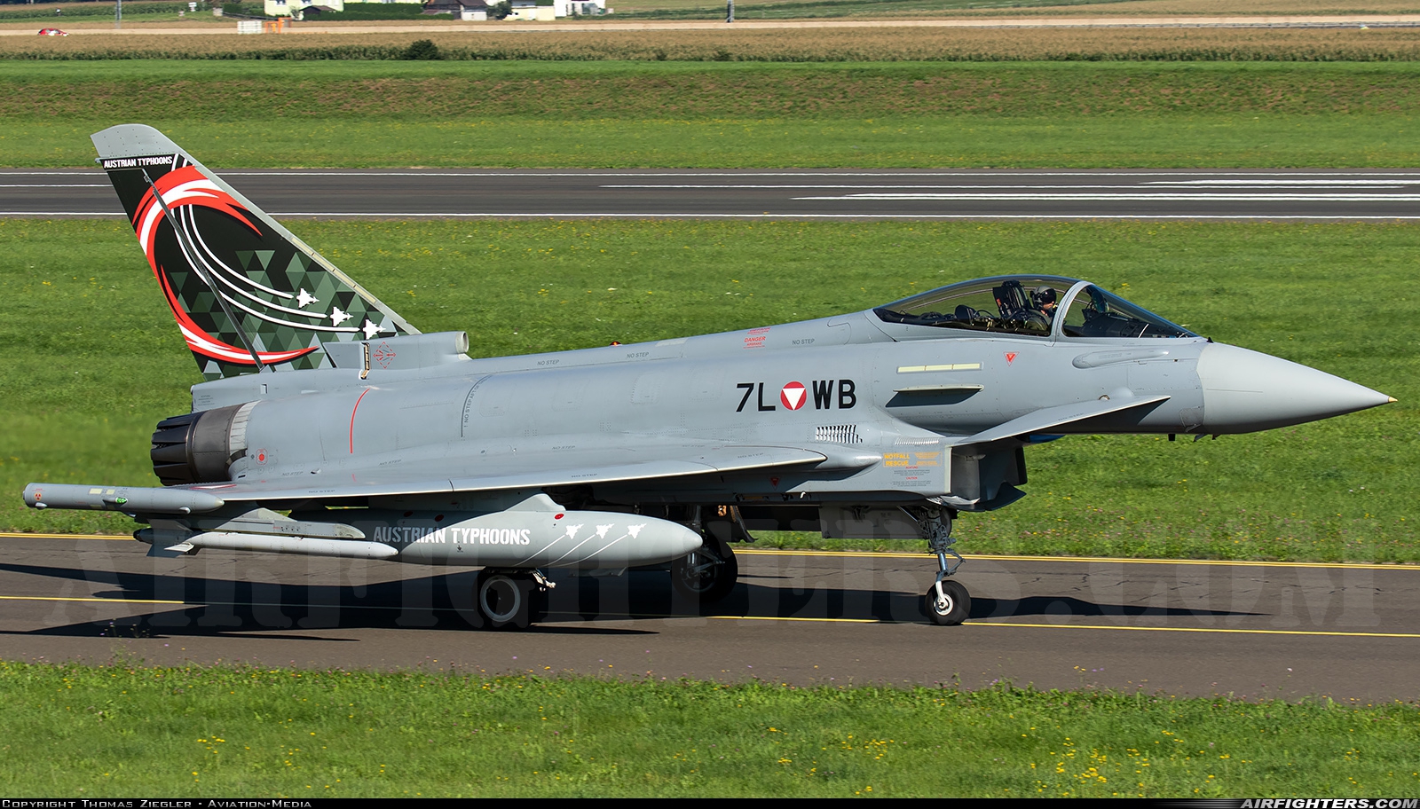Austria - Air Force Eurofighter EF-2000 Typhoon S 7L-WB at Zeltweg (LOXZ), Austria