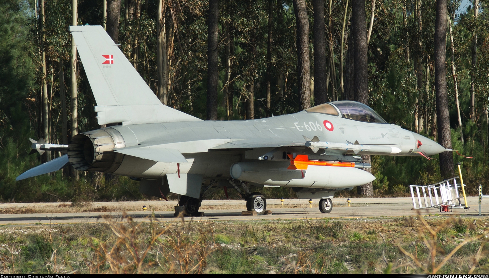 Denmark - Air Force General Dynamics F-16AM Fighting Falcon E-606 at Monte Real (BA5) (LPMR), Portugal