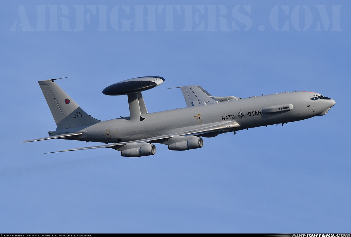 Luxembourg - NATO Boeing E-3A Sentry (707-300) LX-N90456 at Off-Airport - Leopoldsburg, Belgium