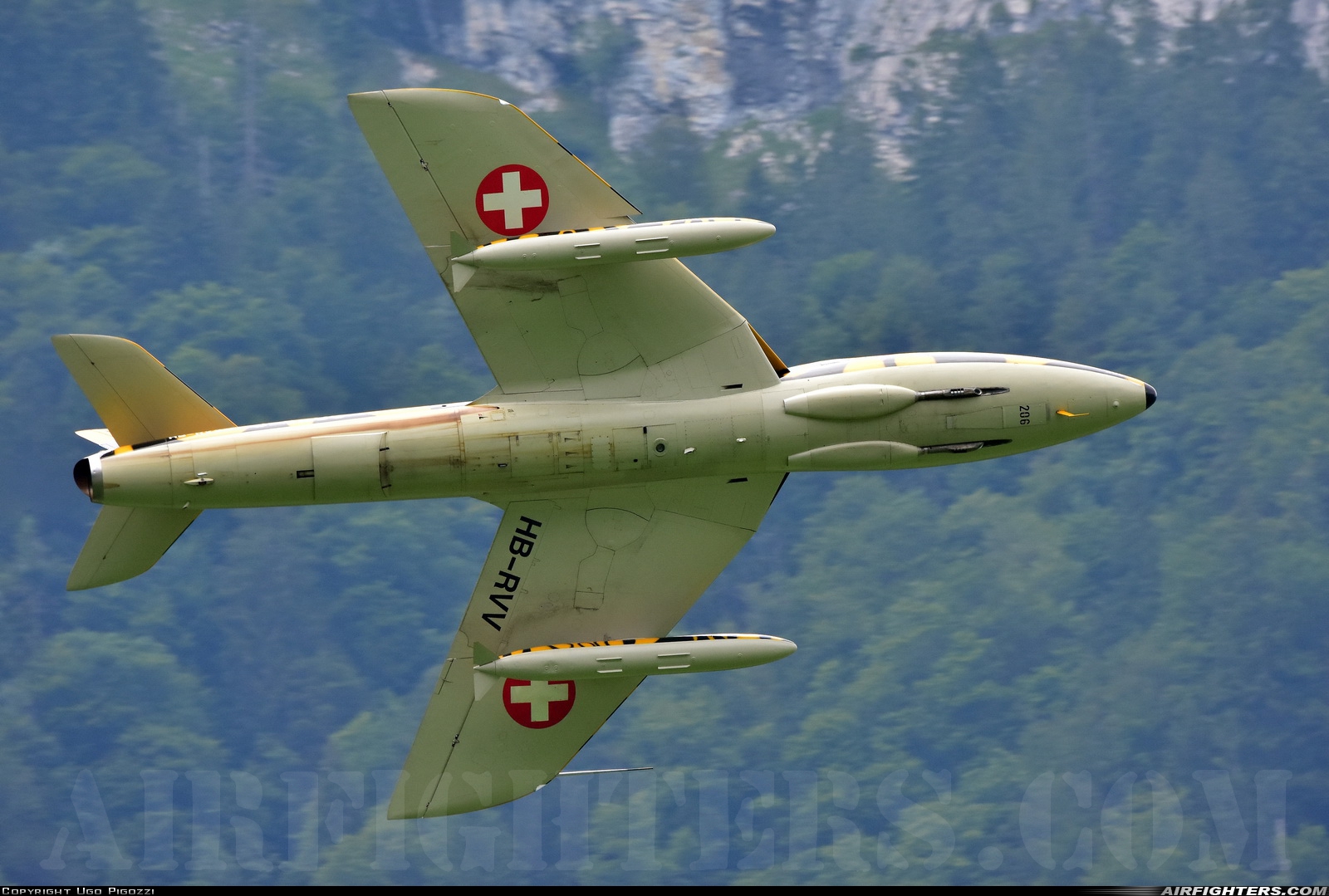 Private - Verein Hunter Flying Group Hawker Hunter T68 HB-RVV at Mollis (LSMF), Switzerland