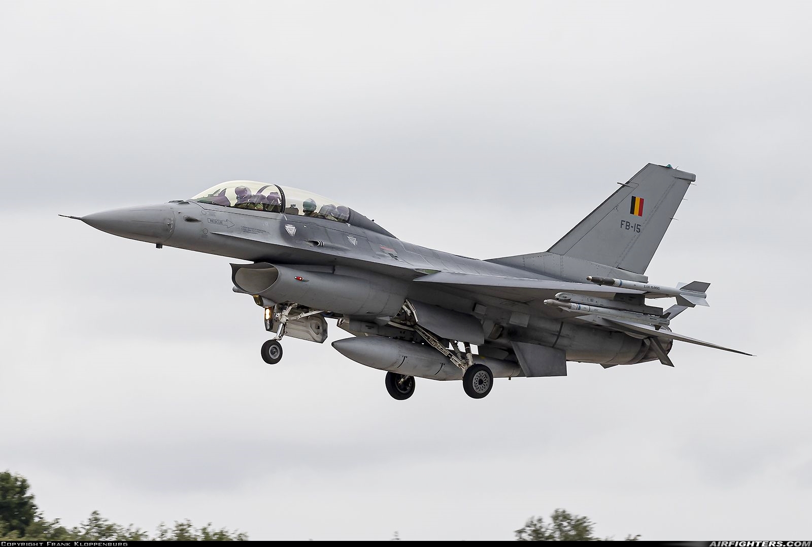 Belgium - Air Force General Dynamics F-16BM Fighting Falcon FB-15 at Wittmundhafen (Wittmund) (ETNT), Germany