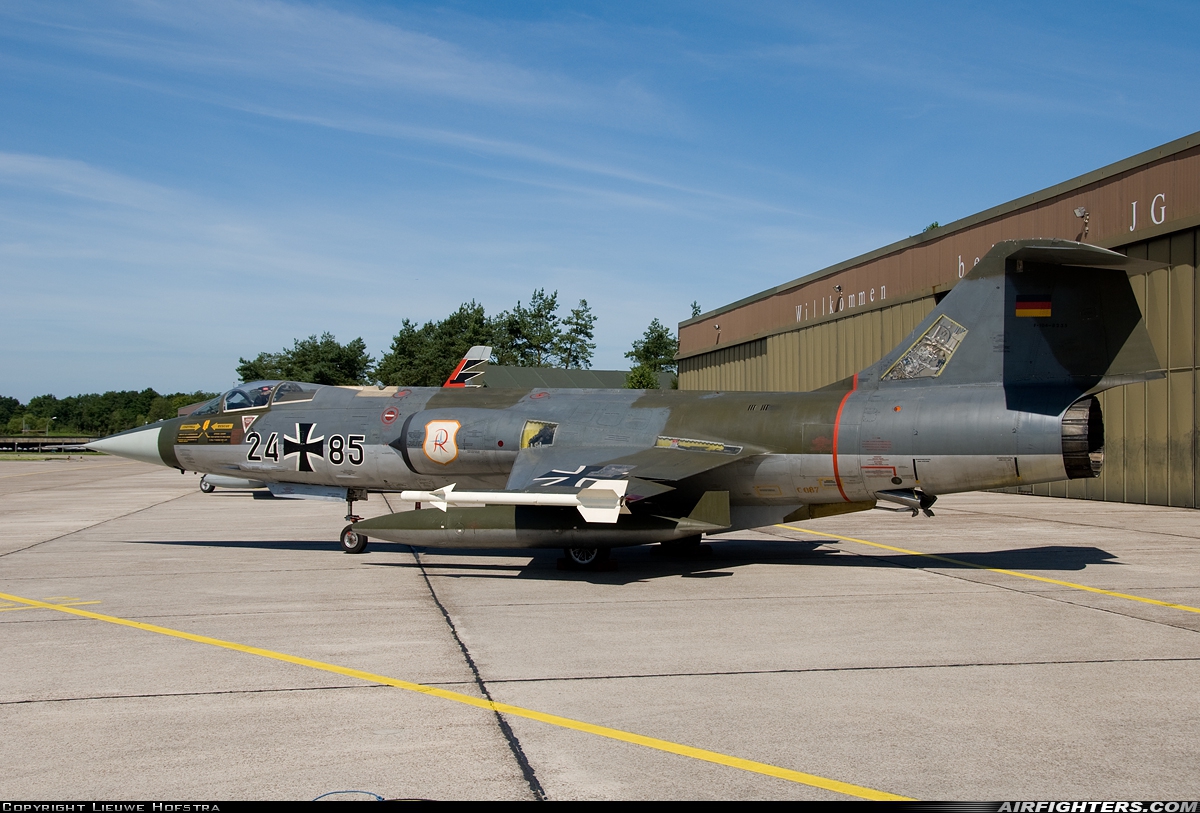 Germany - Air Force Lockheed RF-104G Starfighter 24+85 at Wittmundhafen (Wittmund) (ETNT), Germany