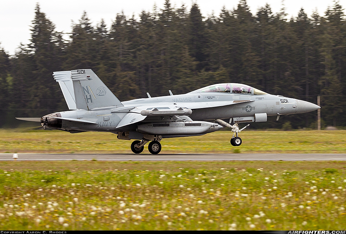 USA - Navy Boeing EA-18G Growler 168382 at Coupeville - NOLF Coupeville (NRA / KNRA), USA