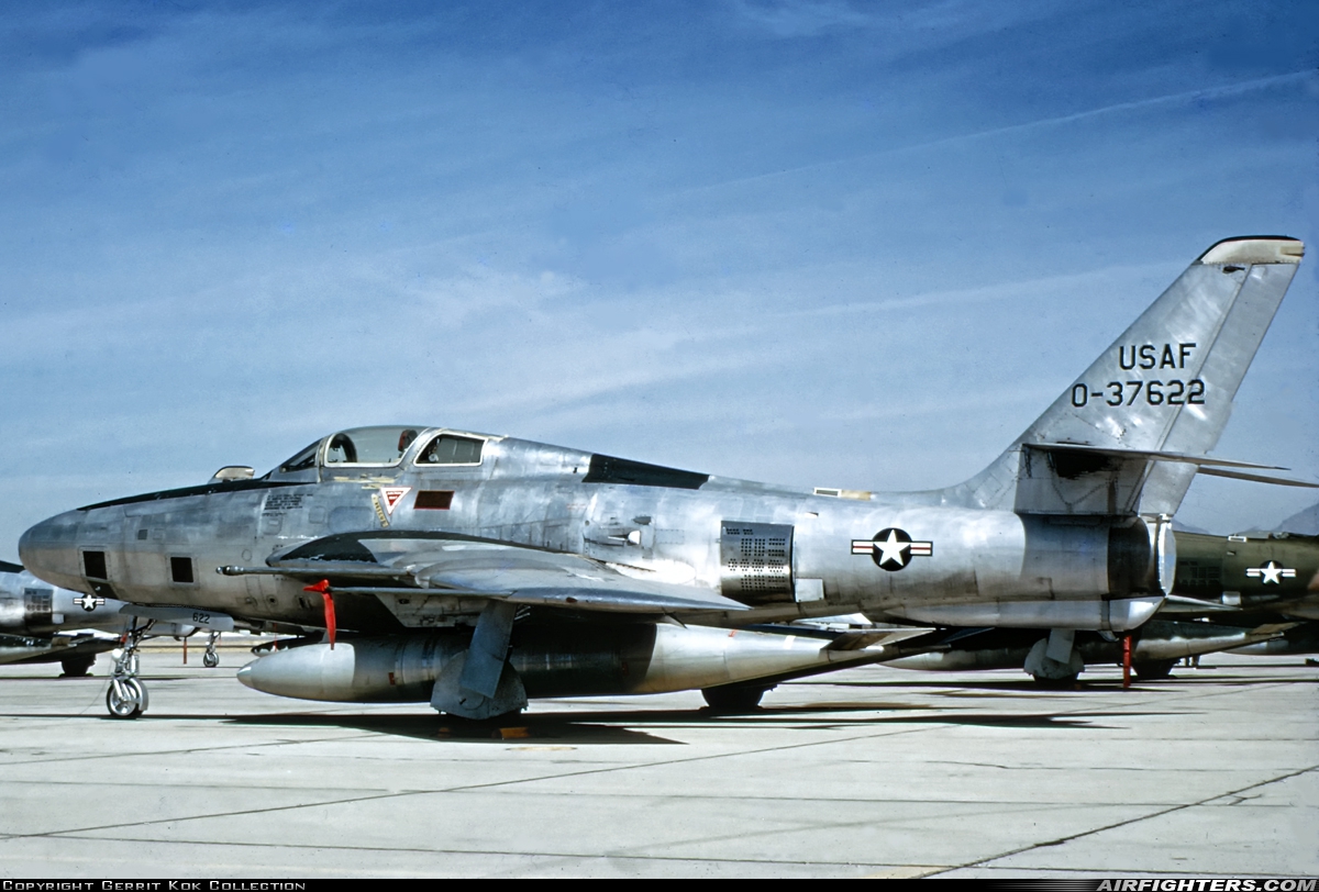 USA - Air Force Republic RF-84F Thunderflash 53-7622 at Tucson - Davis-Monthan AFB (DMA / KDMA), USA