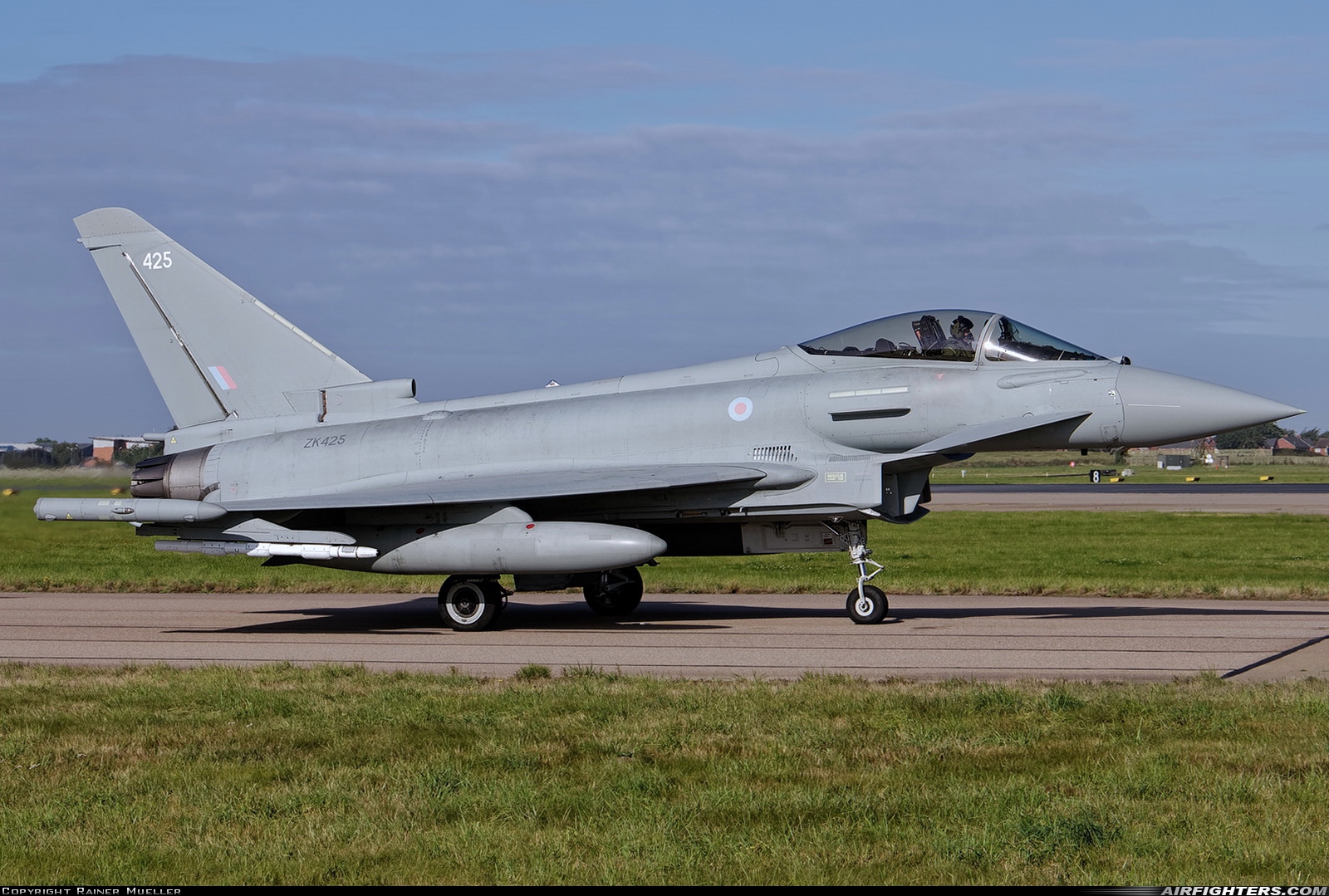UK - Air Force Eurofighter Typhoon FGR4 ZK425 at Coningsby (EGXC), UK
