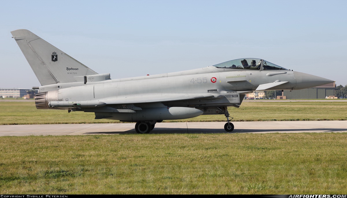 Italy - Air Force Eurofighter F-2000A Typhoon (EF-2000S) MM7311 at Waddington (WTN / EGXW), UK