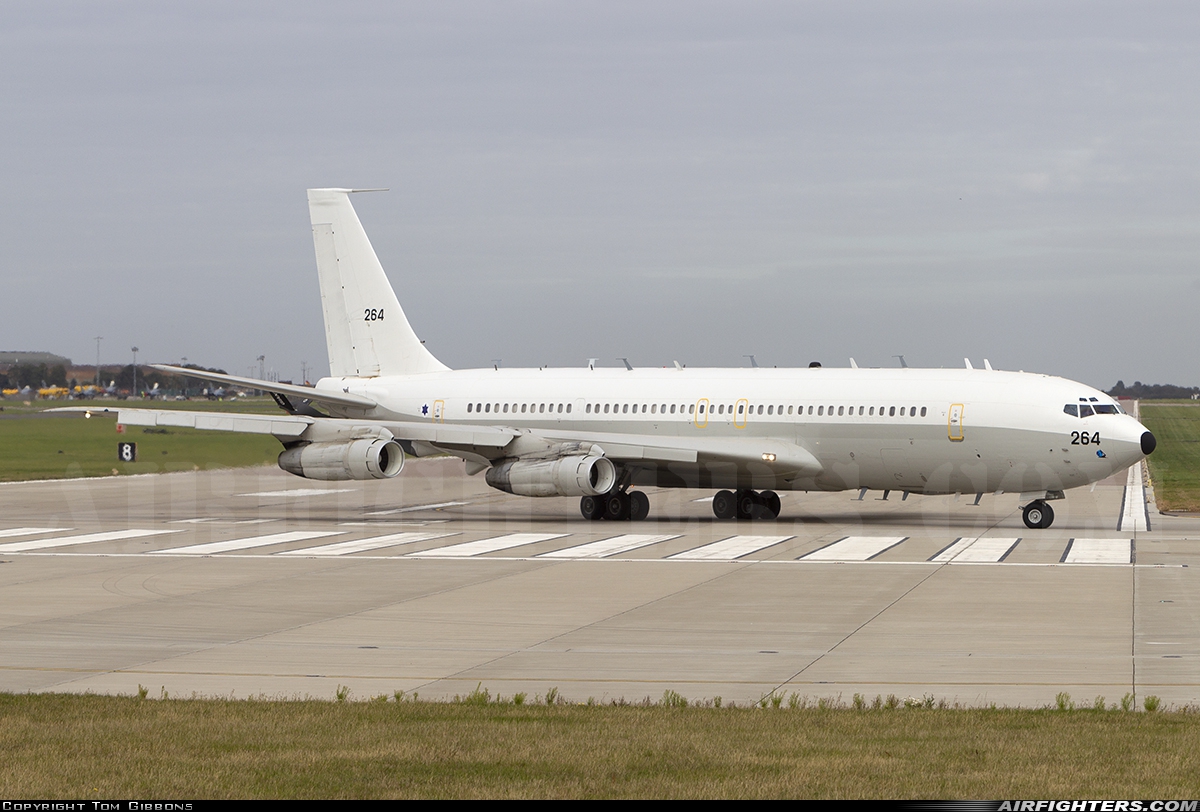Israel - Air Force Boeing 707-3J6C(KC) Re'em 264 at Waddington (WTN / EGXW), UK