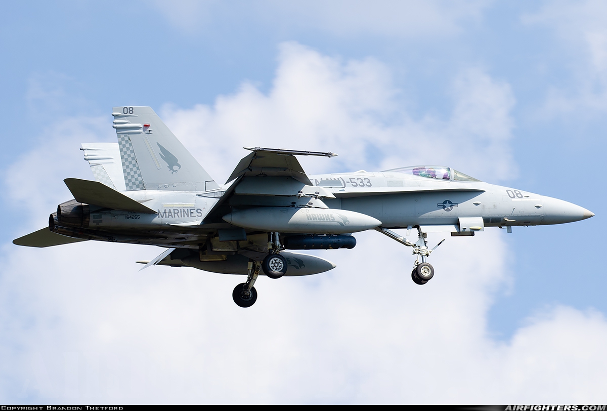 USA - Marines McDonnell Douglas F/A-18C Hornet 164265 at Fort Worth - NAS JRB / Carswell Field (AFB) (NFW / KFWH), USA