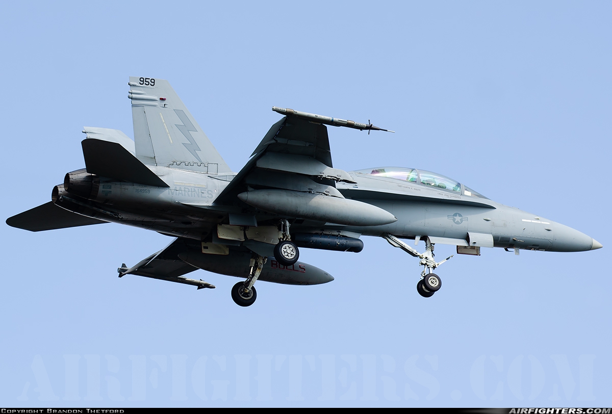 USA - Marines McDonnell Douglas F/A-18D Hornet 164959 at Fort Worth - NAS JRB / Carswell Field (AFB) (NFW / KFWH), USA