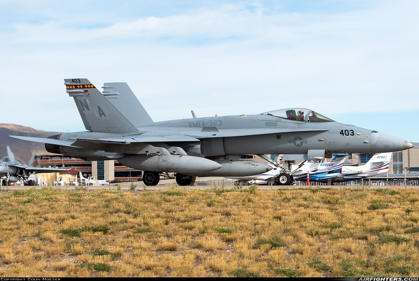USA - Marines McDonnell Douglas F/A-18C Hornet 165401 at Boise - Air Terminal / Gowen Field (Municipal) (BOI / KBOI), USA