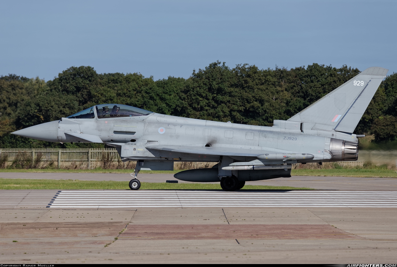 UK - Air Force Eurofighter Typhoon FGR4 ZJ929 at Coningsby (EGXC), UK