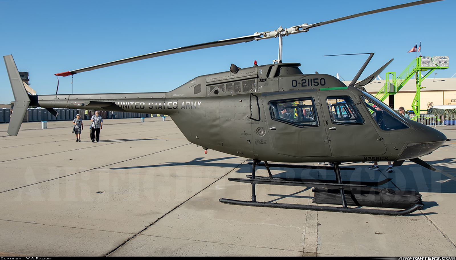Private Bell OH-58A Kiowa (206A-1) N258CS at Lemoore - NAS / Reeves Field (NLC), USA