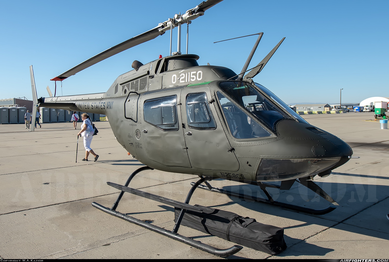 Private Bell OH-58A Kiowa (206A-1) N258CS at Lemoore - NAS / Reeves Field (NLC), USA