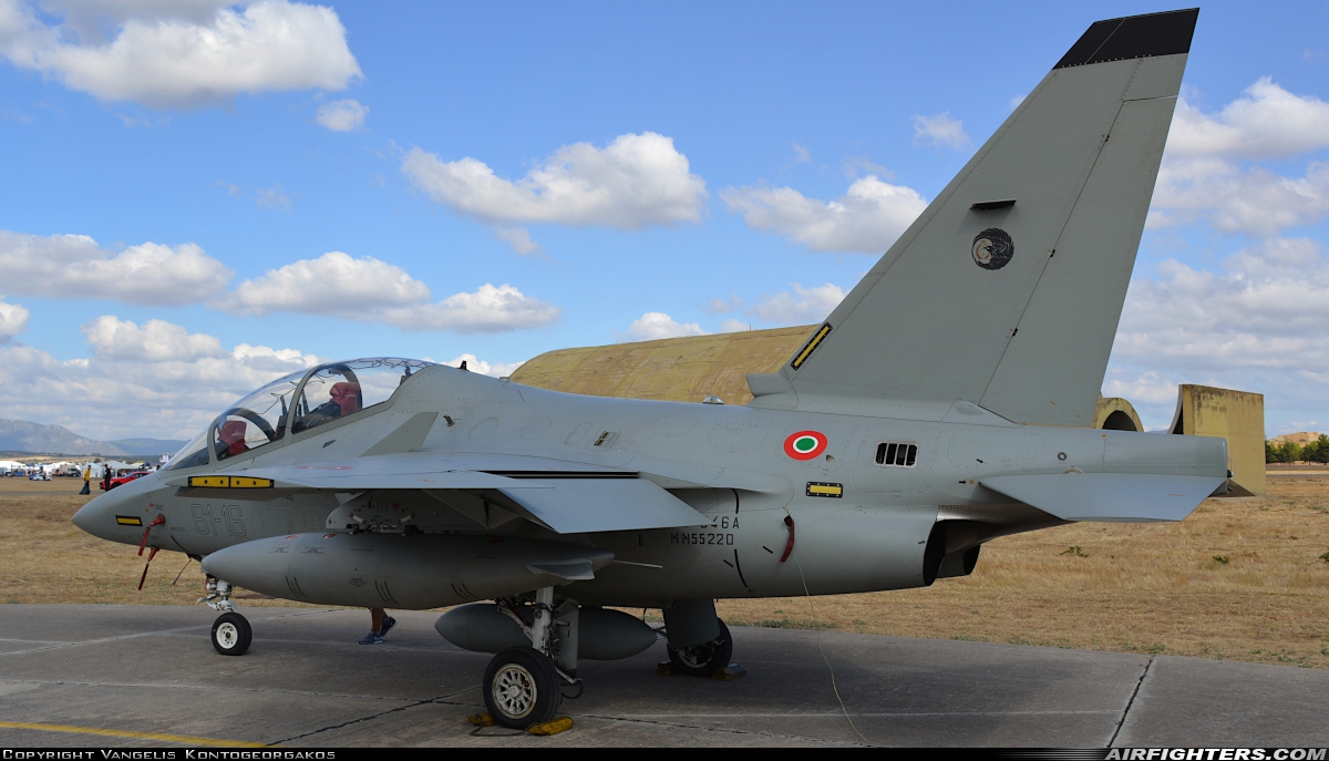 Italy - Air Force Alenia Aermacchi T-346A Master MM55220 at Tanagra (LGTG), Greece