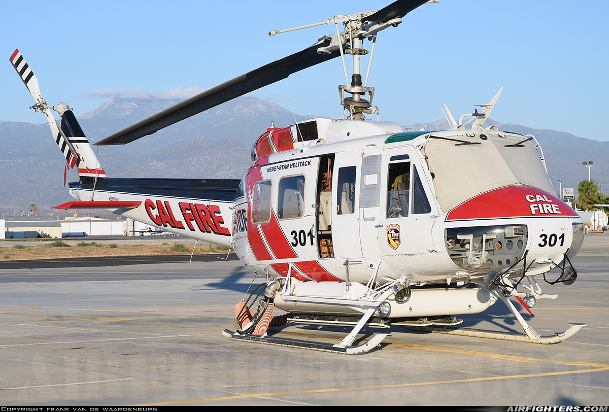 Local Government - USA - California - Department of Forestry Bell EH-1H Iroquois N491DF at Hemet - Hemet-Ryan (HMT), USA