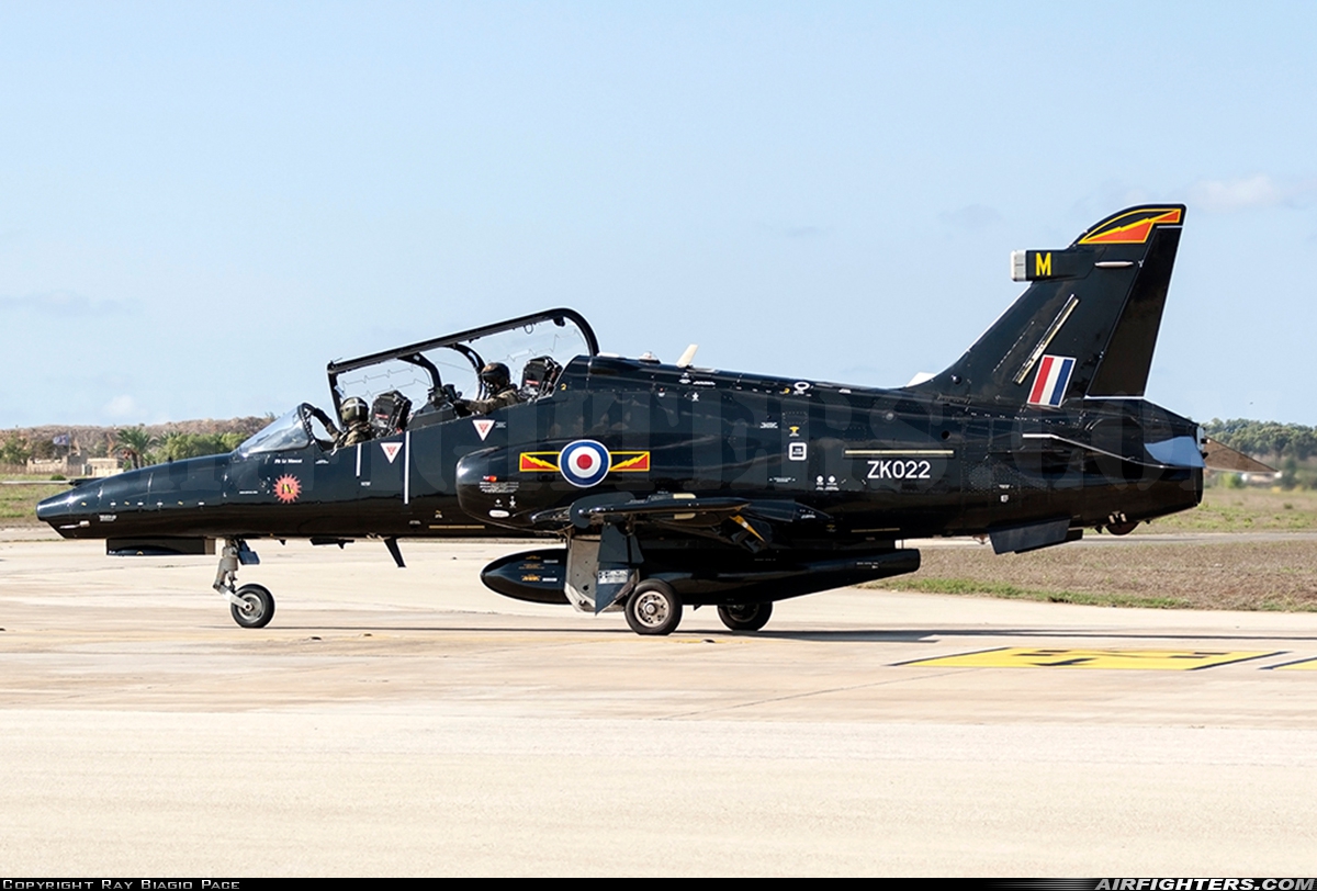 UK - Air Force BAE Systems Hawk T.2 ZK022 at Luqa - Malta International (MLA / LMML), Malta